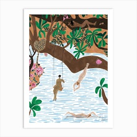 The Jungle Beach Art Print