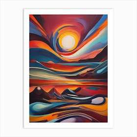 Sunset Art Print