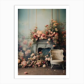 Room With Flowers Art Print