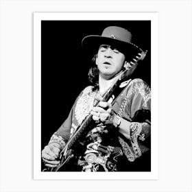 Stevie ray Vaughan Art Print