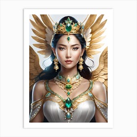 Beautiful Asian Goddess #3 Art Print