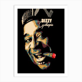 Dizzy Gillespie American Jazz Trumpeter Poster