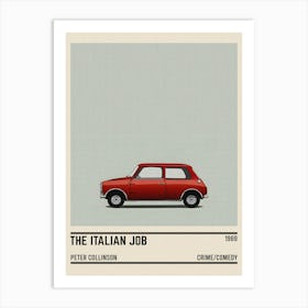 The Italian Job Car Movie Art Print