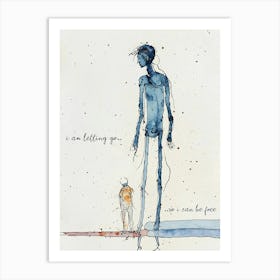 I am tetting go, so i can be free Art Print