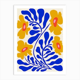 Sapphire Sunshine Garden Art Print