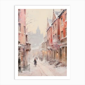 Dreamy Winter Painting York United Kingdom 3 Art Print