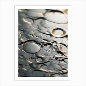 Water Droplets Art Print