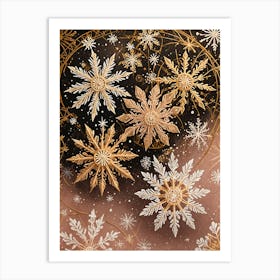 Snowflakes Art Print