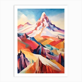 Mount Washington Usa 4 Mountain Painting Art Print