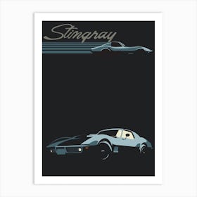Corvette Stingray Art Print