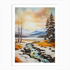 Winter Landscape 27 Art Print