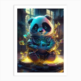 Panda Bear 44 Art Print