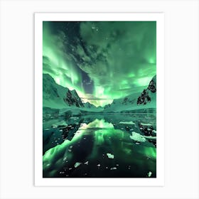 Aurora Borealis Northern Lights Art Print