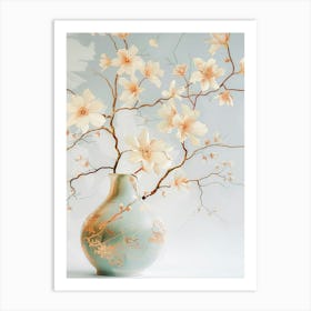 Magnolia Blossoms Art Print