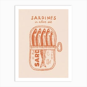 Sardines In Olive Oil Art Print