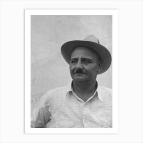 Juan Candelaria, Owner Of Several Thousand Acres Of Land Near Concho, Arizona, He Is Considering Selling To Th Art Print