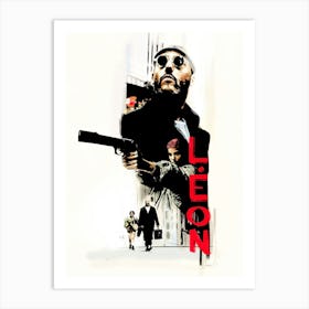 Leon movie Art Print