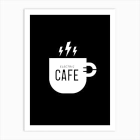 Electric Cafe Art Print