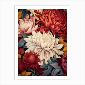 Chrysanthemums 6 Art Print