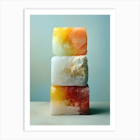 Stacked Soaps Art Print