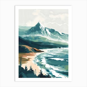 Landscape Painting 1 Art Print