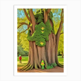 Mossy Tree 1 Art Print