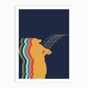 Modern Fishing Art Print