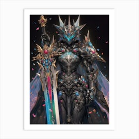 Armored Warrior Art Print