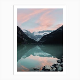 Pink Mountain Sky Art Print