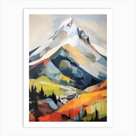 Mount Fairweather Usa 2 Mountain Painting Art Print