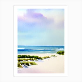 Myrtle Beach 3, South Carolina Watercolour Art Print