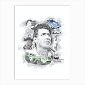 Carroll Shelby Art Print