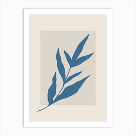 Leaf In A Square Art Print