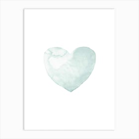 Pastel Heart Art Print