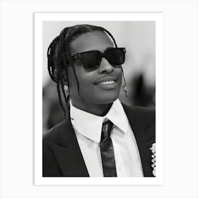 Asap Rocky Attends The 2023 Met Gala Celebrating Karl Lagerfeld Art Print