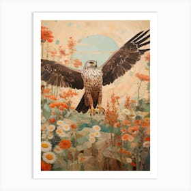 Osprey 2 Detailed Bird Painting Art Print