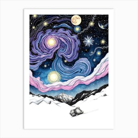 Starry Night 24 Art Print