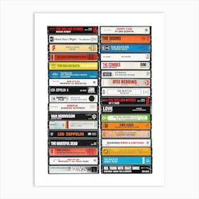 1960s Cassette Print Art Print