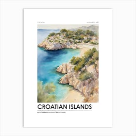 Croatian Coast Art Print