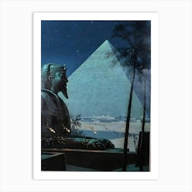 Egyptian Pyramids 4 Art Print