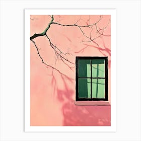 Pink House Art Print