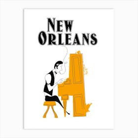 New Orleans Travel poster Art Print