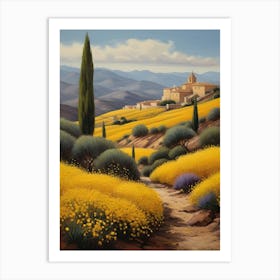 Tuscany Landscape Art Print