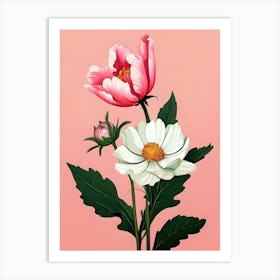 Peonies 12 Art Print