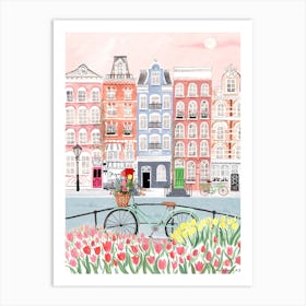 Amsterdam Spring Bloom Art Print