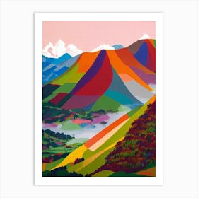 Bromo Tengger Semeru National Park 1 Indonesia Abstract Colourful Art Print