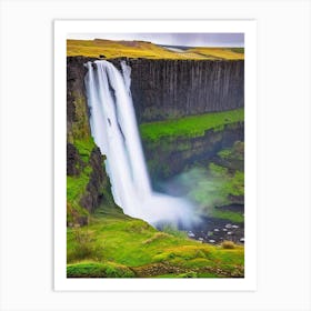 Thorufoss, Iceland Majestic, Beautiful & Classic (1) Art Print