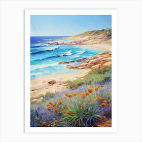 A Painting Of Cape Le Grand National Park, Western Australia 4 Art Print