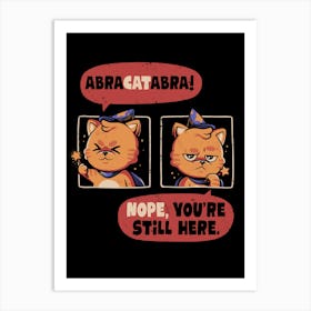 Abracatabra - Cute Magical Cat Gift Art Print