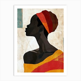 Whispered Echoes|The African Woman Series Art Print